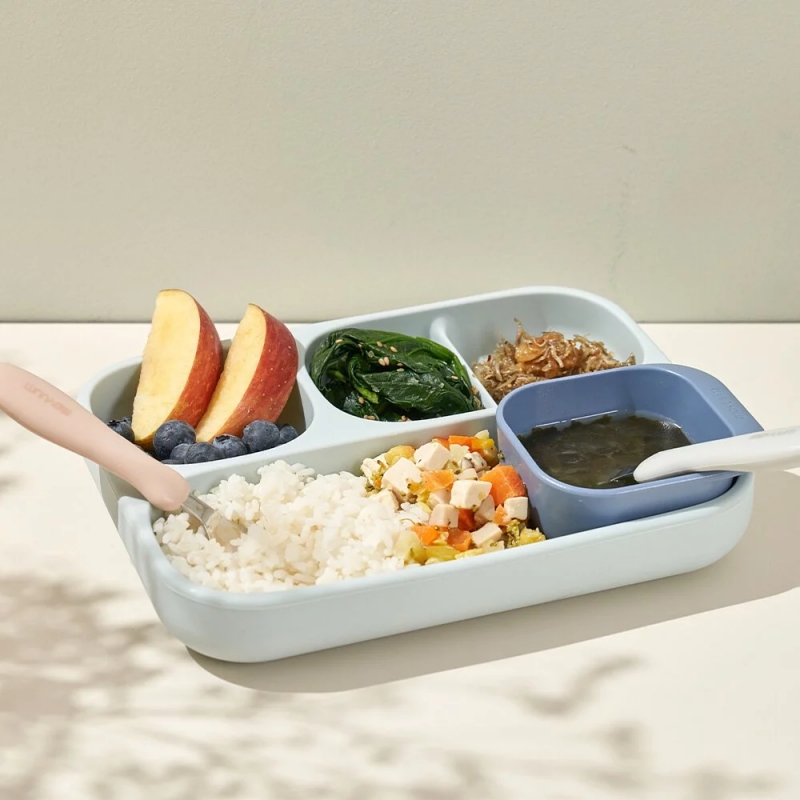 MOYUUM 韓國 白金矽膠吸盤式餐盤盒(多色可選)-優惠價
