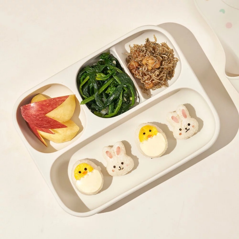 MOYUUM 韓國 白金矽膠吸盤式餐盤盒(多色可選)-優惠價