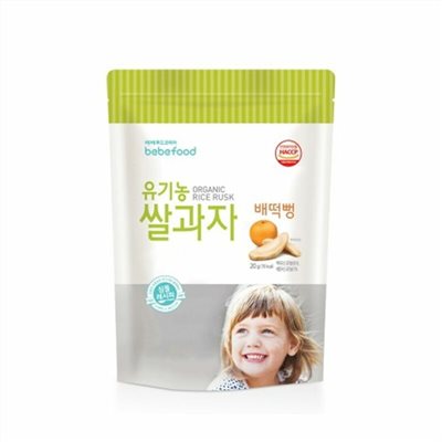 韓國 BEBEFOOD寶寶福德 米餅20g-韓國梨