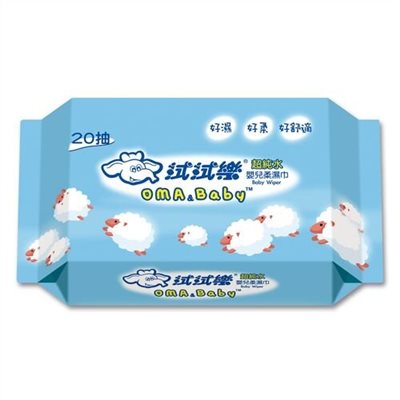 拭拭樂 超純水嬰兒柔濕巾20抽/箱購(36入)