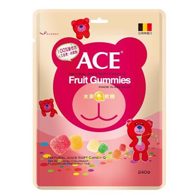 ACE 水果Q軟糖240g