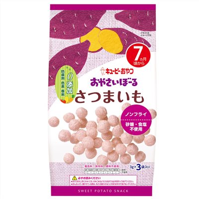 日本KEWPIE S-1 寶寶菓子球-紫心甘藷